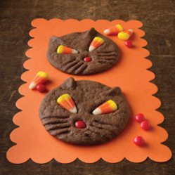 Black Cat Halloween Cookies